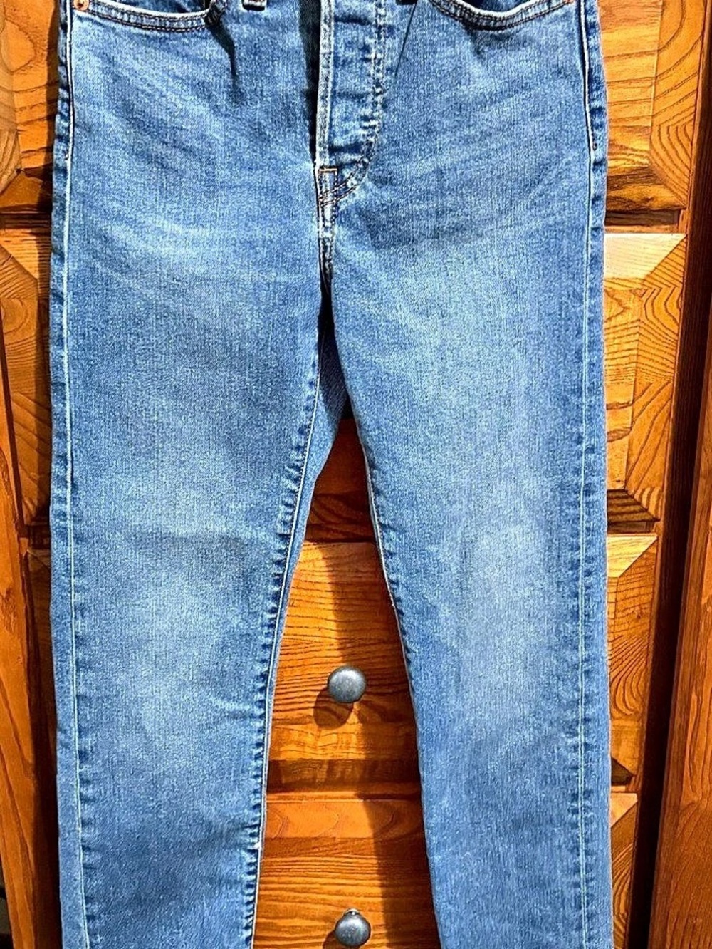 Levi's Wedgie Straight Leg Jeans in Blue Waist 24